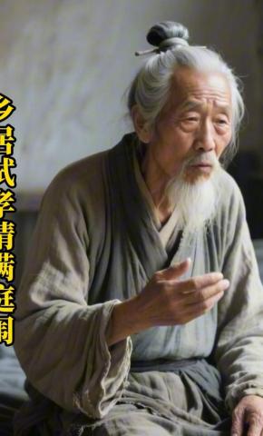 短剧《乡居试孝情满庭闱》海报