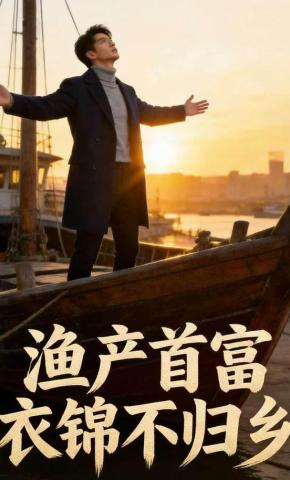 短剧《渔产首富，衣锦不归乡》海报