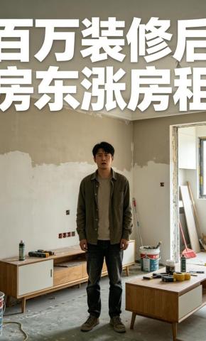 短剧《百万装修后，房东涨房租》海报