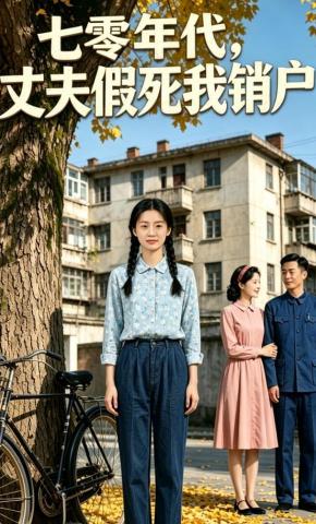 短剧《七零年代，丈夫假死我销户》海报