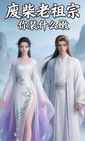 短剧《废柴老祖宗，你装什么嫩》海报