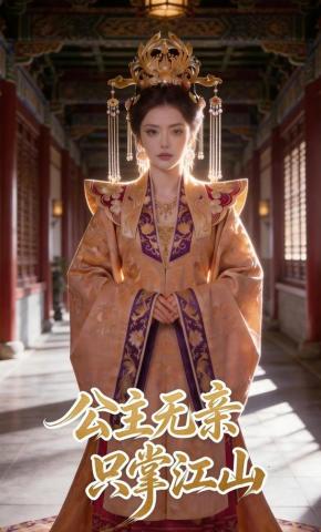 短剧《公主无亲，只掌江山》海报