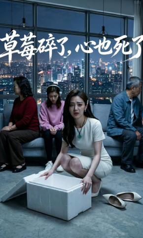 短剧《草莓碎了，心也死了》海报