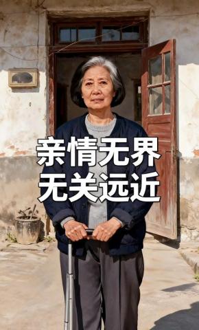 短剧《亲情无界无关远近》海报