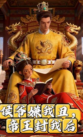 短剧《侯爷嫌我丑，帝王封我后》海报
