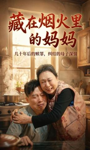 短剧《藏在烟火里的妈妈》海报