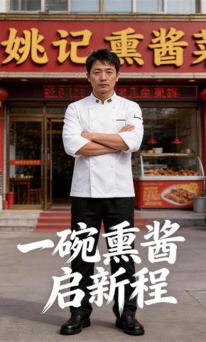 短剧《一碗熏酱启新程》海报