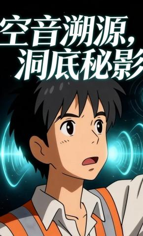 短剧《空音溯源，洞底秘影》海报