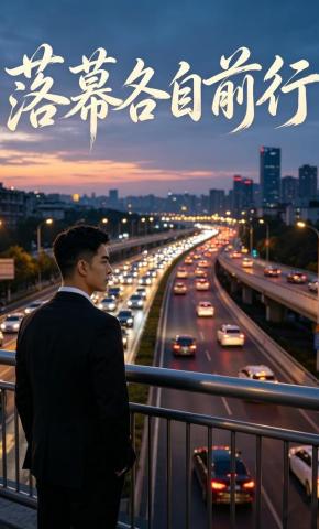 短剧《落幕各自前行》海报