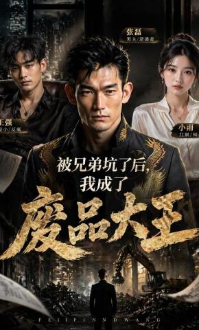 短剧《被兄弟坑了后，我成了废品大王》海报