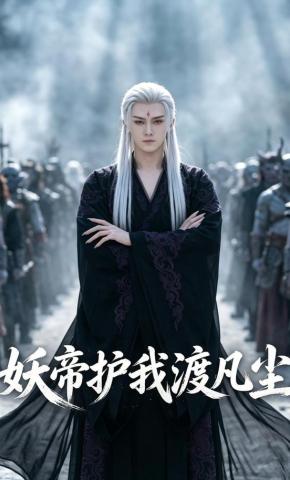 短剧《妖帝护我渡凡尘》海报