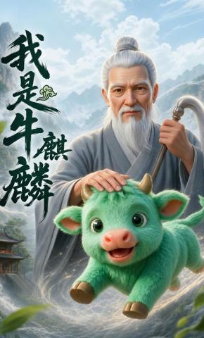 短剧《我是牛麒麟》海报