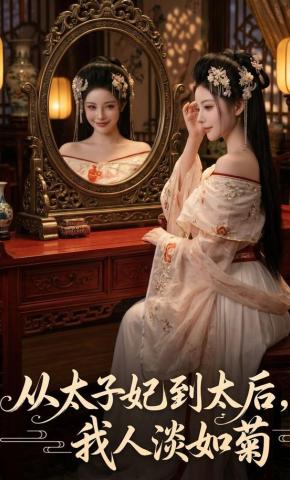 短剧《从太子妃到太后，我人淡如菊》海报