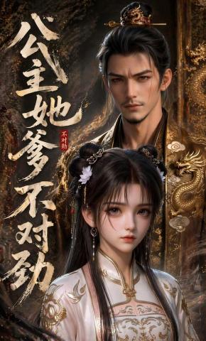 短剧《公主她爹不对劲》海报