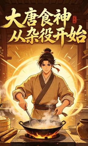 短剧《大唐食神从杂役开始》海报