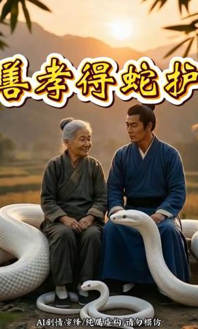 短剧《善孝得蛇护》海报
