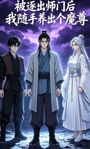 短剧《被逐出师门后我随手养出个魔尊》海报
