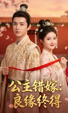 短剧《公主错嫁：良缘终得》海报