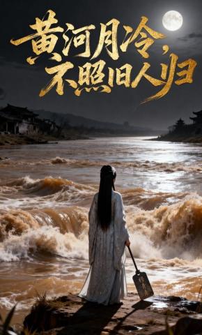 短剧《黄河月冷，不照旧人归》海报