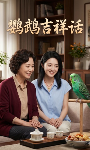 短剧《鹦鹉吉祥话》海报