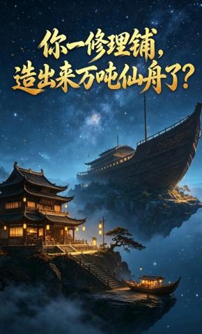 短剧《你一修理铺，造出来万吨仙舟了？》海报