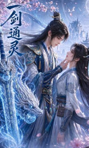 短剧《一剑通灵》海报