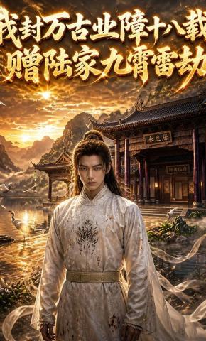 短剧《我封万古业障十八载，赠陆家九霄雷劫》海报
