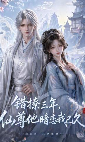 短剧《错撩三年，仙尊他暗恋我已久》海报