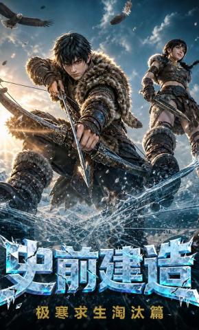 短剧《史前建造：极寒求生淘汰篇》海报