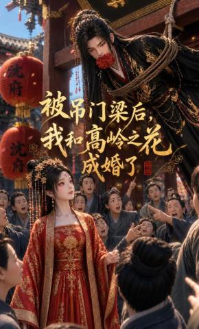 短剧《被吊门梁后，我和高岭之花成婚了》海报