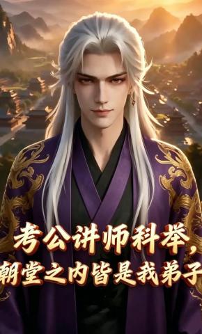 短剧《考公讲师科举，朝堂之内皆是我弟子》海报