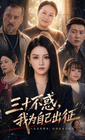 短剧《三十不惑，我为自己出征》海报