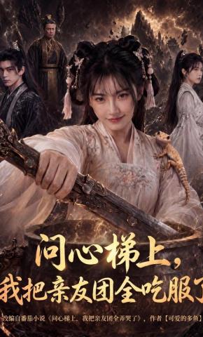 短剧《问心梯上，我把亲友团全吃服了》海报