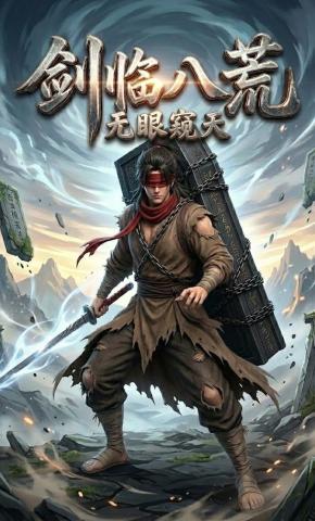 短剧《剑临八荒无眼窥天》海报