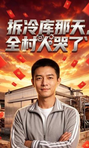 短剧《拆冷库那天，全村都哭了》海报