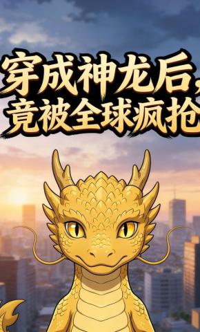 短剧《穿成神龙后，竟被全球疯抢》海报