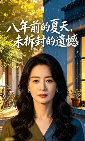 短剧《八年前的夏天未拆封的遗憾》海报