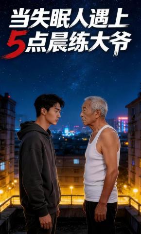 短剧《当失眠人遇上5点晨练大爷》海报