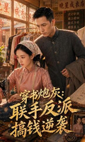 短剧《穿书炮灰：联手反派搞钱逆袭》海报