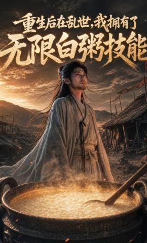短剧《重生后在乱世，我拥有了无限白粥技能》海报