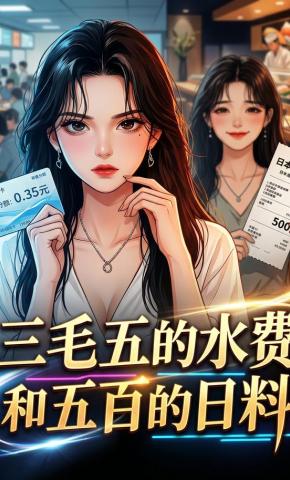 短剧《三毛五的水费和五百的日料》海报
