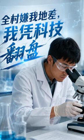 短剧《全村嫌我地差，我凭科技翻盘》海报