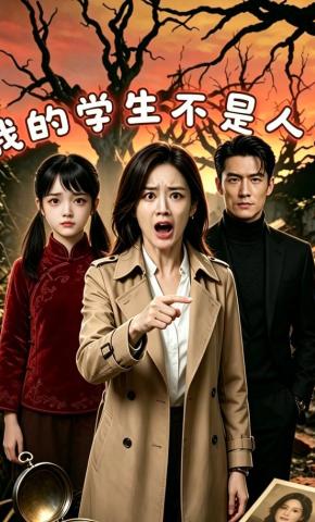 短剧《我的学生不是人？》海报