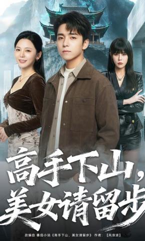短剧《高手下山，美女请留步》海报