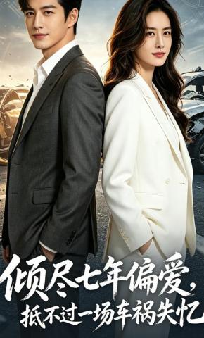 短剧《倾尽七年偏爱，抵不过一场车祸失忆》海报