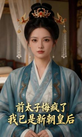 短剧《前太子悔疯了，我已是新朝皇后》海报