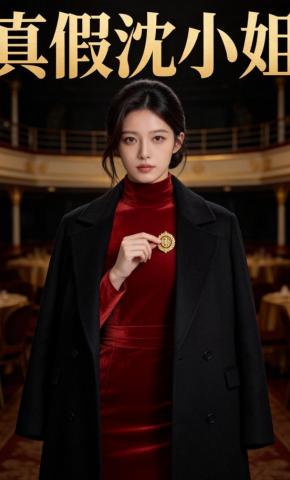 短剧《真假沈小姐》海报
