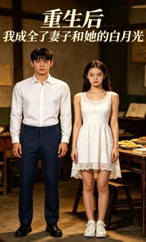 短剧《重生后，我成全了妻子和她的白月光》海报