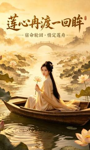 短剧《莲心冉渡一回眸》海报