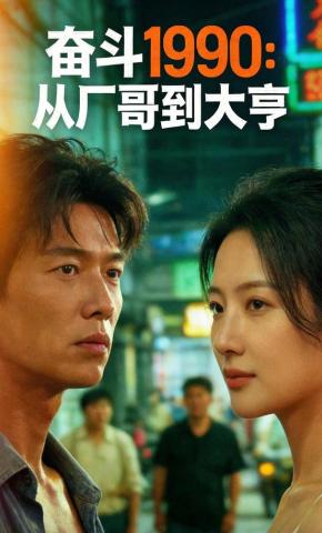 短剧《奋斗1990：从厂哥到大亨》海报
